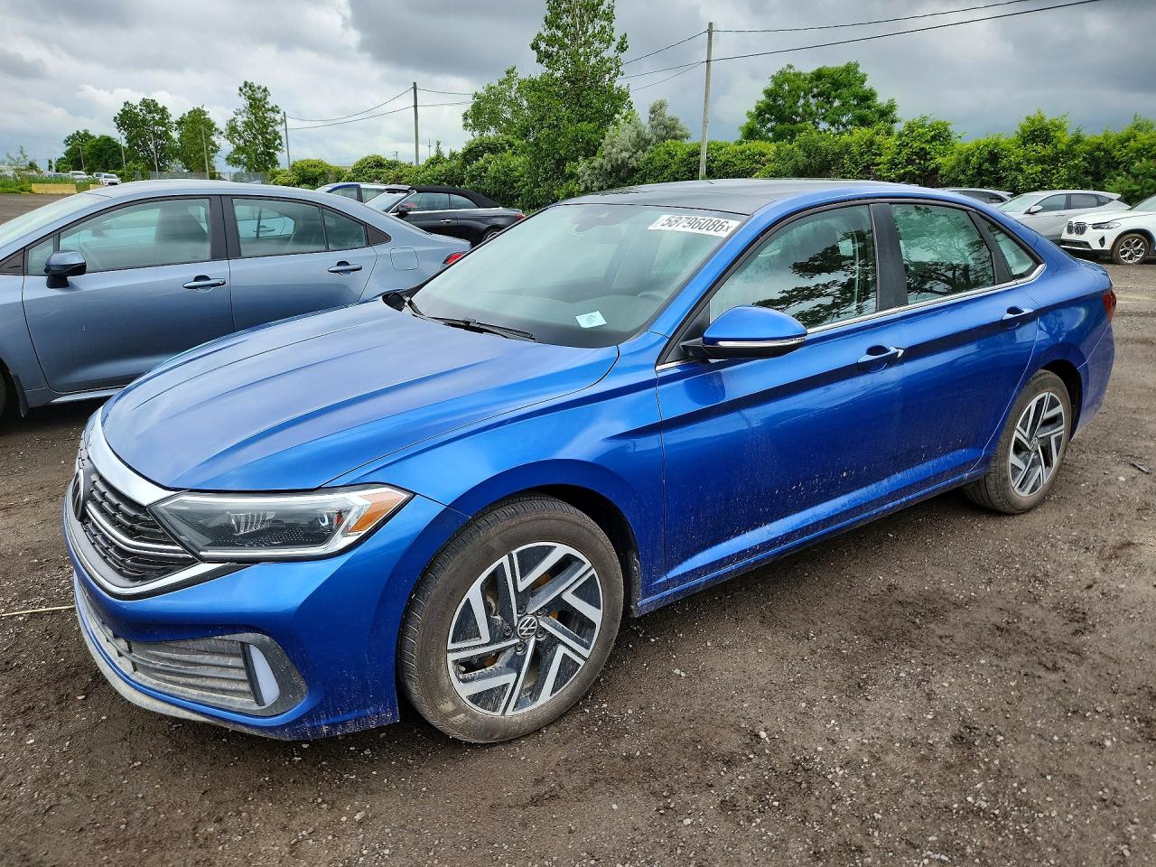 2022 Volkswagen Jetta SEL, VIN 3VWGM7BU0NM024196 — Water / flood