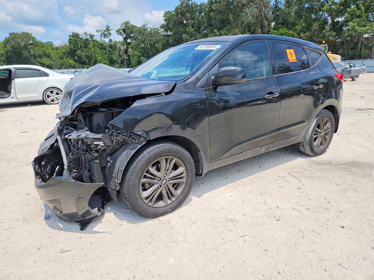 2014 Hyundai Tucson GLS, VIN KM8JT3AF2EU843967 — Front end