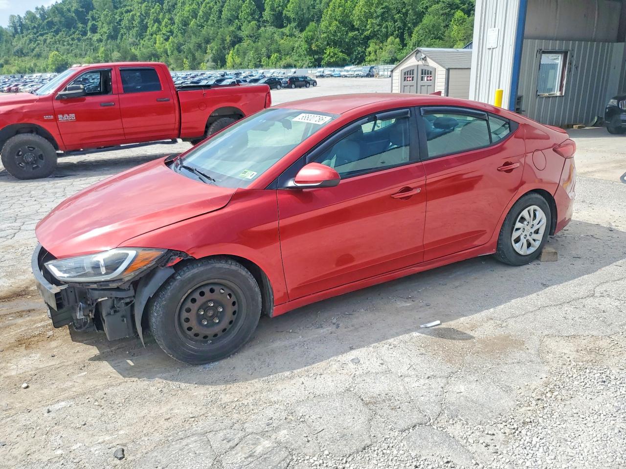 2017 Hyundai Elantra SE, VIN 5NPD74LF9HH089294 — Front end