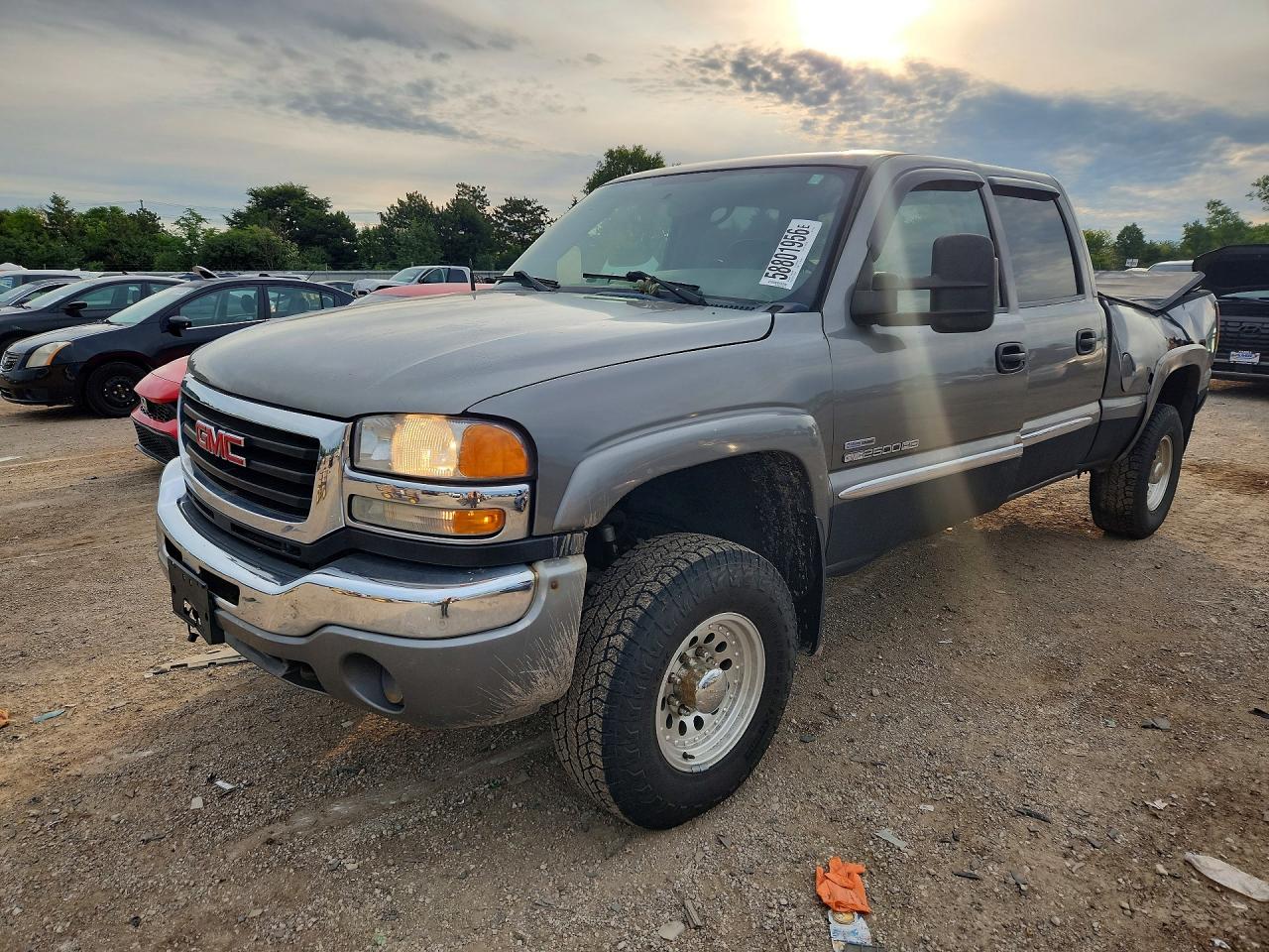 2007 GMC Sierra 2500HD SLT, VIN 1GTHK23D27F115259 — Rear end
