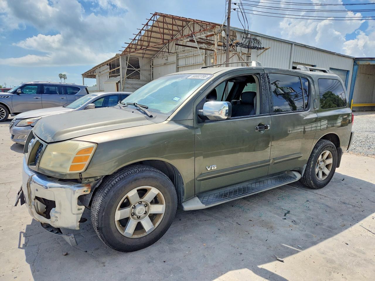 2005 Nissan Armada LE, VIN 5N1AA08A25N703006 — Front end