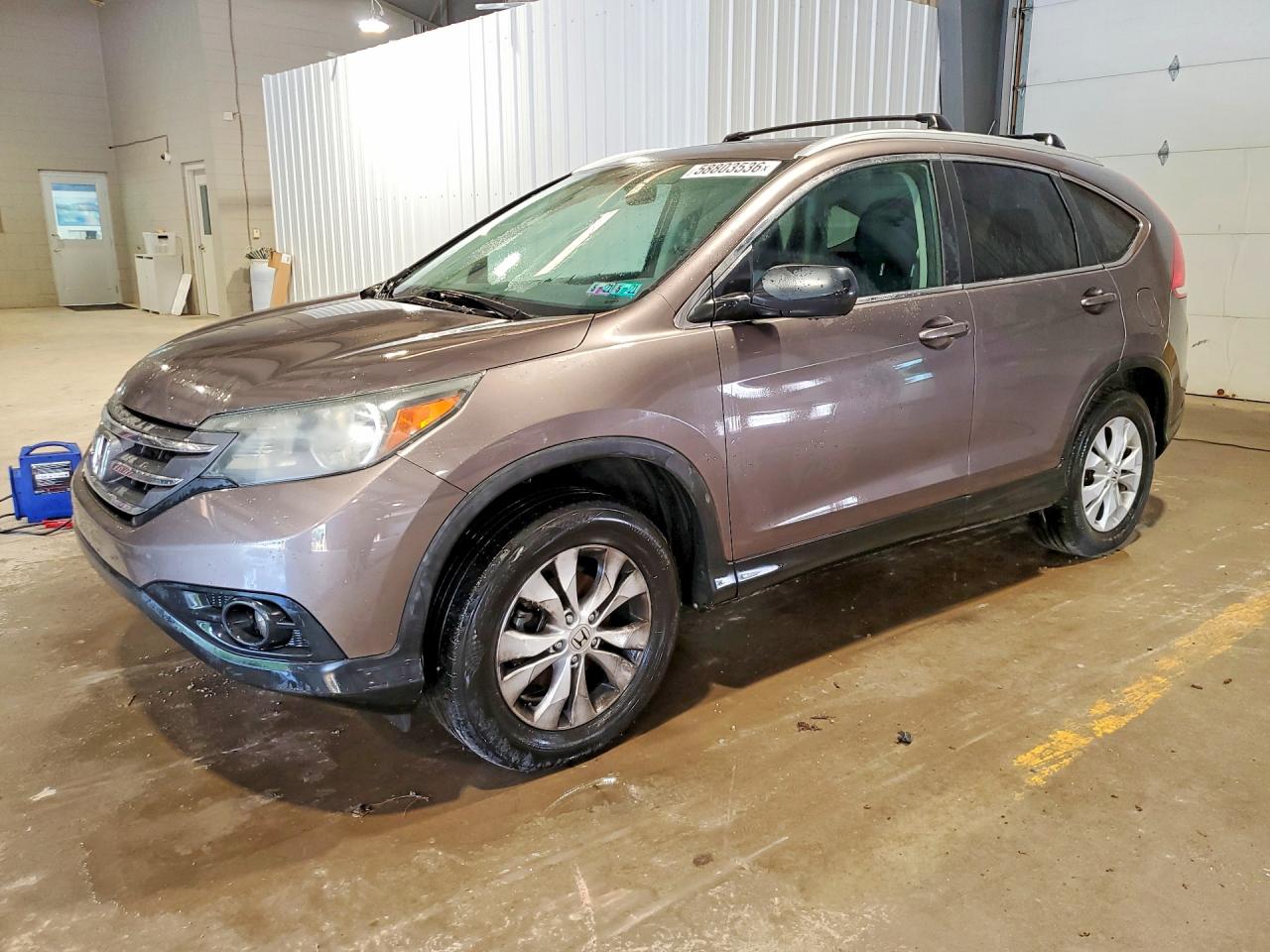 2014 Honda CR-V EX, VIN 2HKRM4H54EH700620 — Undercarriage