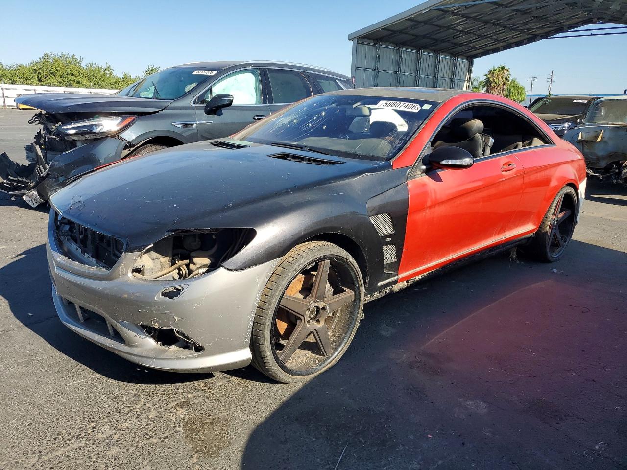 2008 Mercedes-Benz CL 550, VIN WDDEJ71X68A014438 — Front end