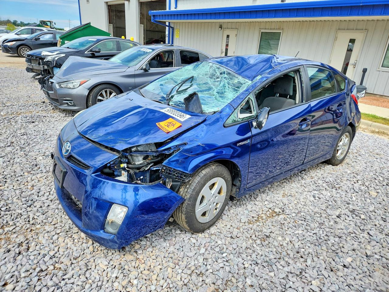 2010 Toyota Prius III, VIN JTDKN3DU3A0179371 — Roof