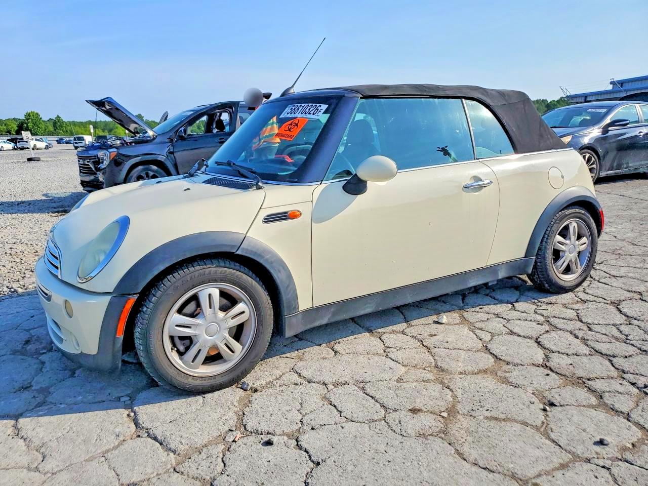 2006 MINI Convertible, VIN WMWRF33576TF65786 — Вода / потоп