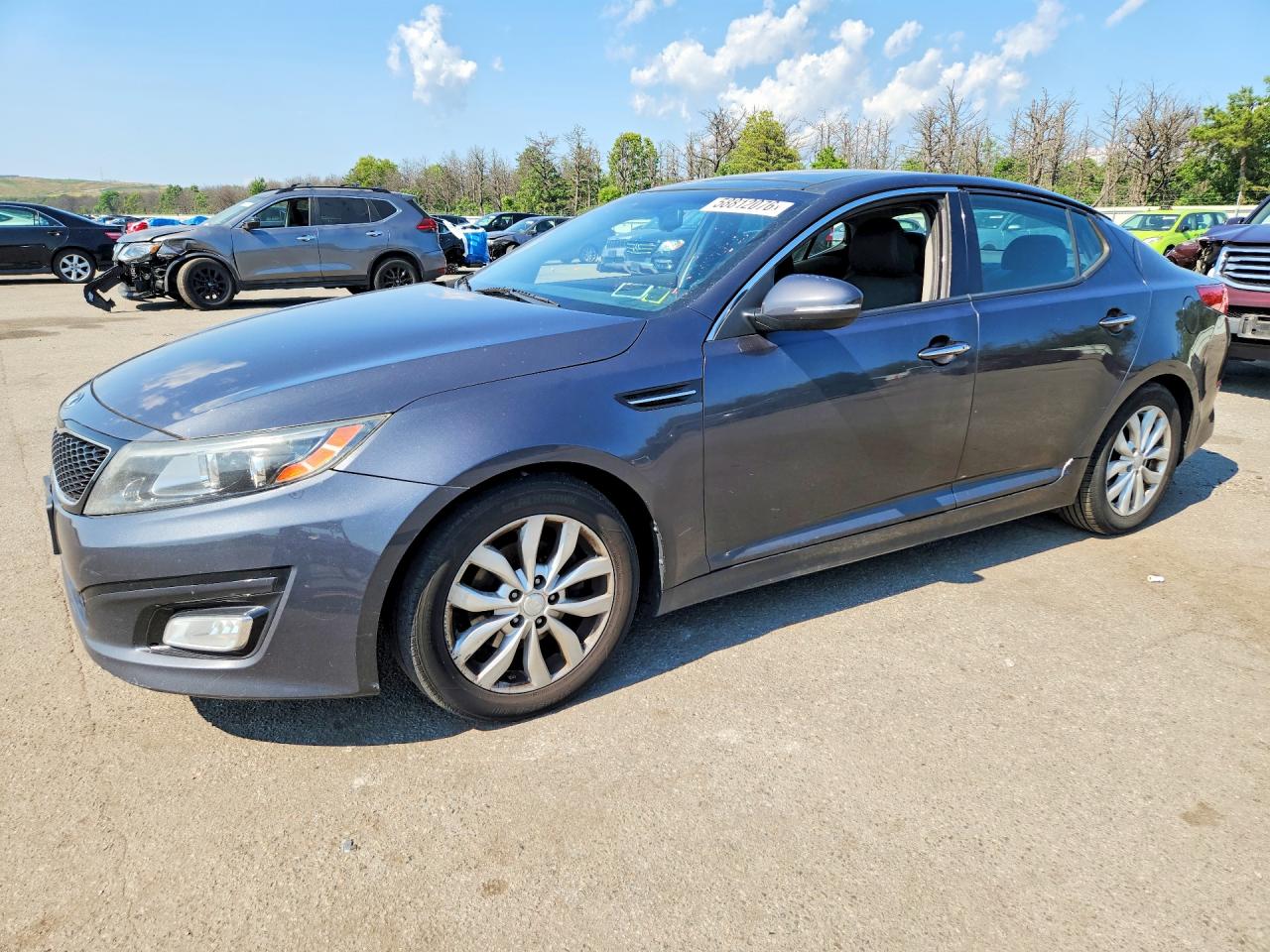 2015 Kia Optima EX, VIN 5XXGN4A73FG491903 — Front end
