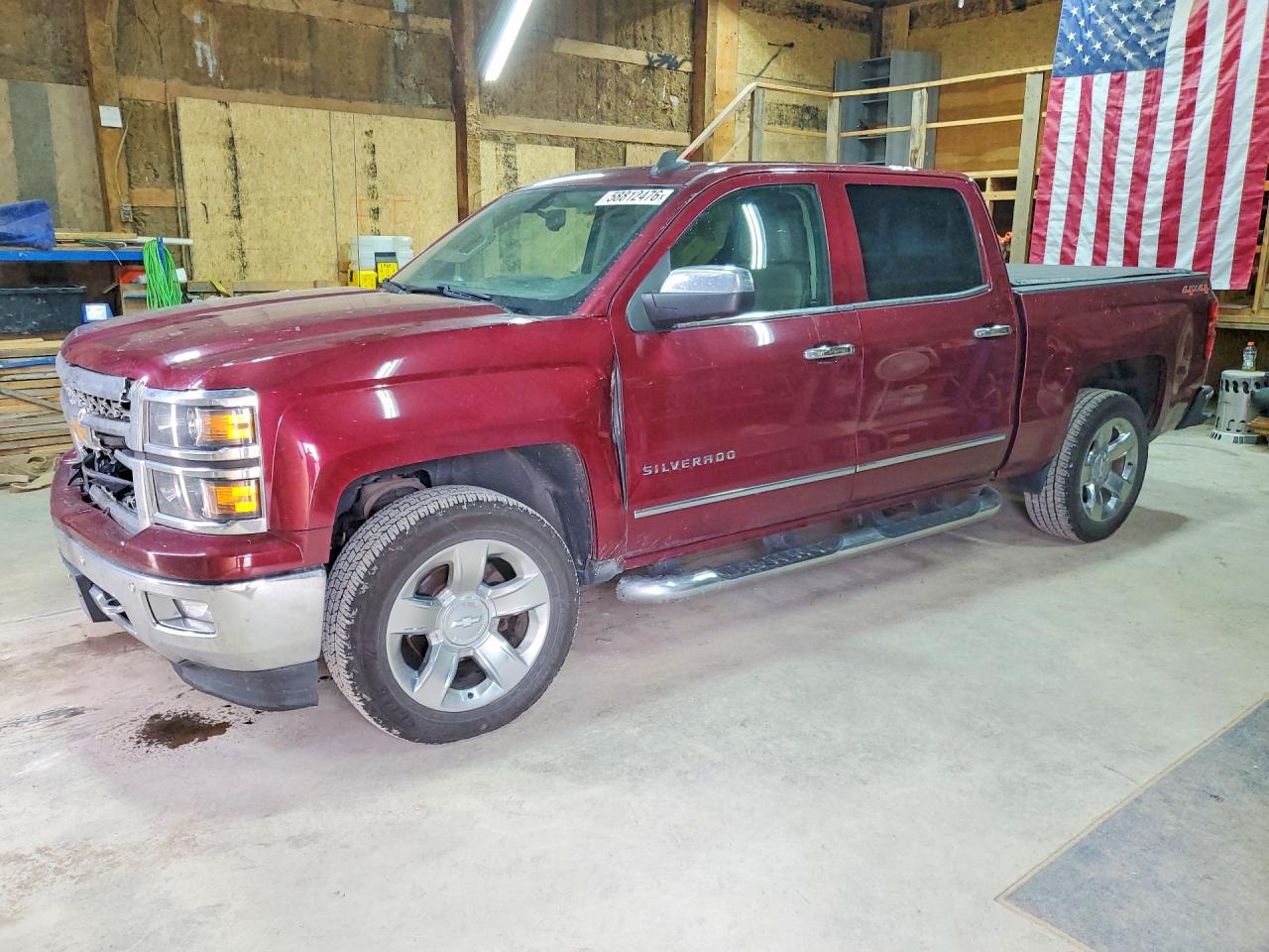 2015 Chevrolet Silverado 1500 LTZ, VIN 3GCUKSEC8FG394216 — Front end