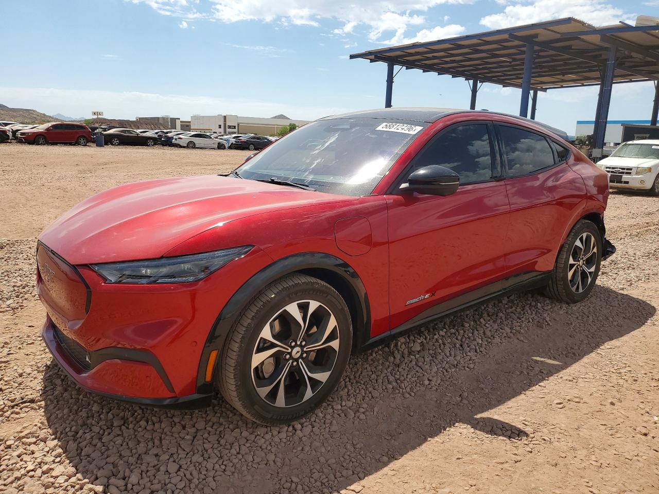 2022 Ford Mustang Mach-E Premium, VIN 3FMTK3R78NMA28833 — Rear end