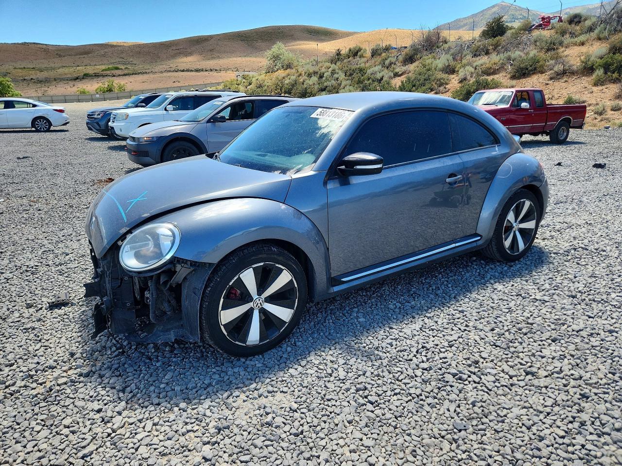 2012 Volkswagen Beetle Turbo, VIN 3VWVA7AT6CM614411 — Front end