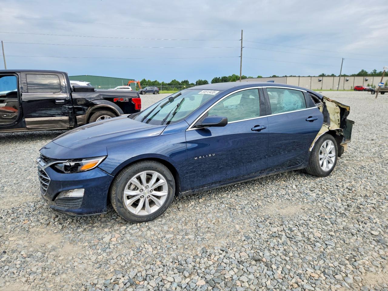 2021 Chevrolet Malibu LT, VIN 1G1ZD5ST6MF011130 — Зад