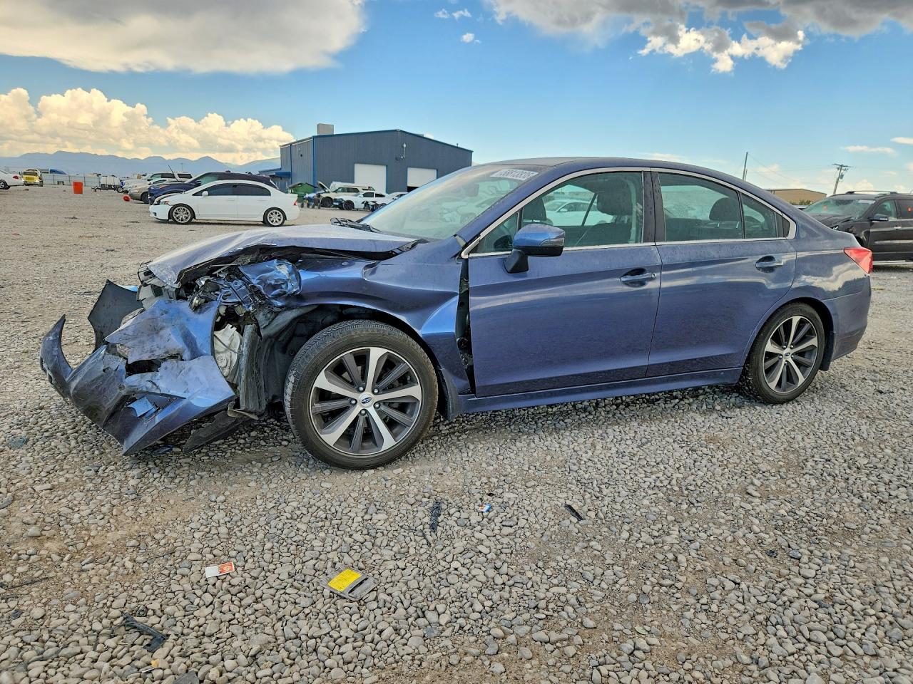 2017 Subaru Legacy Limited, VIN 4S3BNAN62H3059008 — Front end