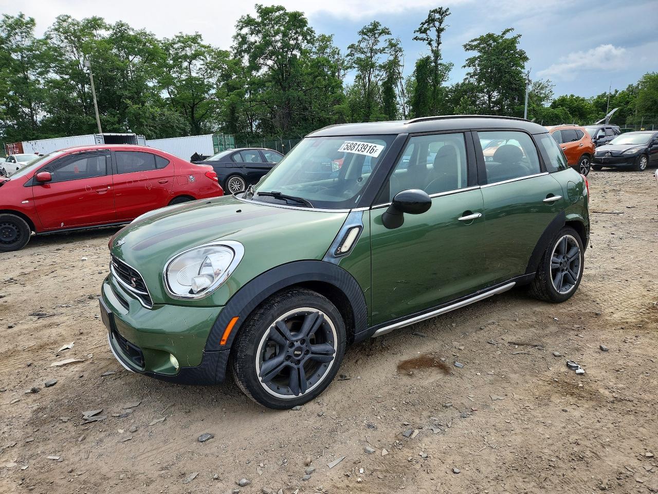 2015 MINI Countryman S, VIN WMWZC5C57FWM18867 — Rear end