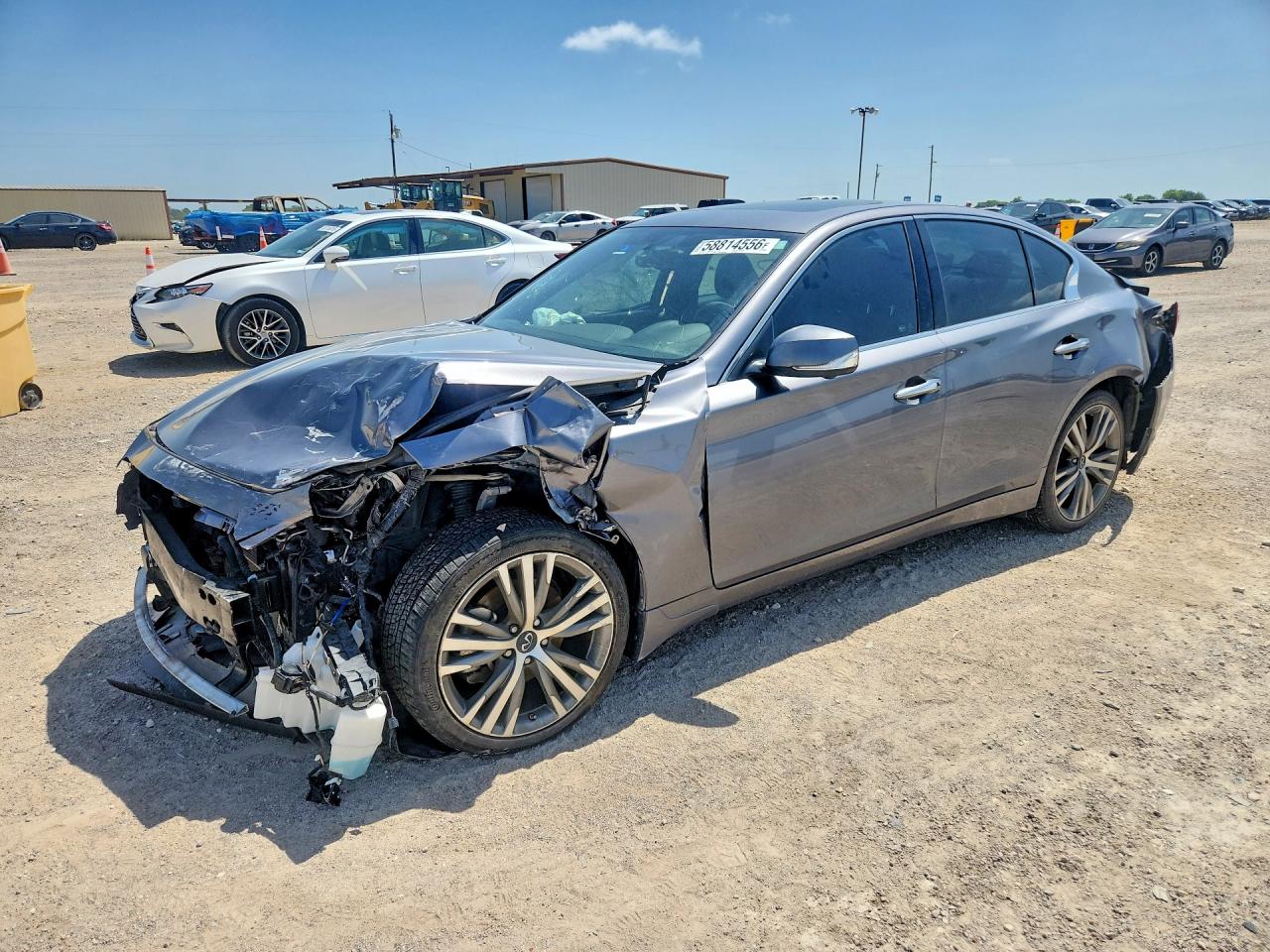 2022 Infiniti Q50 Sensory, VIN JN1EV7CR0NM340617 — Side