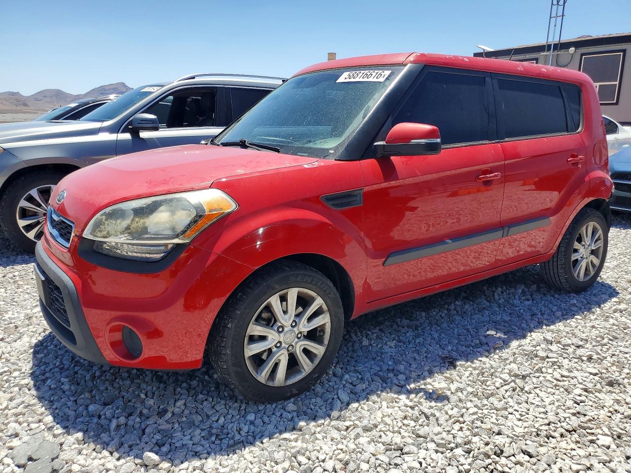 2012 Kia Soul +, VIN KNDJT2A68C7385958 — Rear end