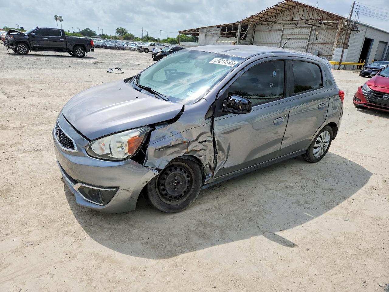 2020 Mitsubishi Mirage ES, VIN ML32A3HJXLH007468 — Side