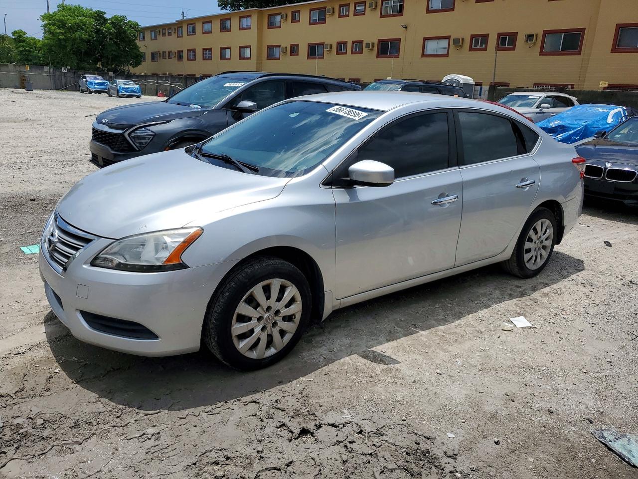 2015 Nissan Sentra SV, VIN 3N1AB7AP0FY336428 — Minor dents and scratches