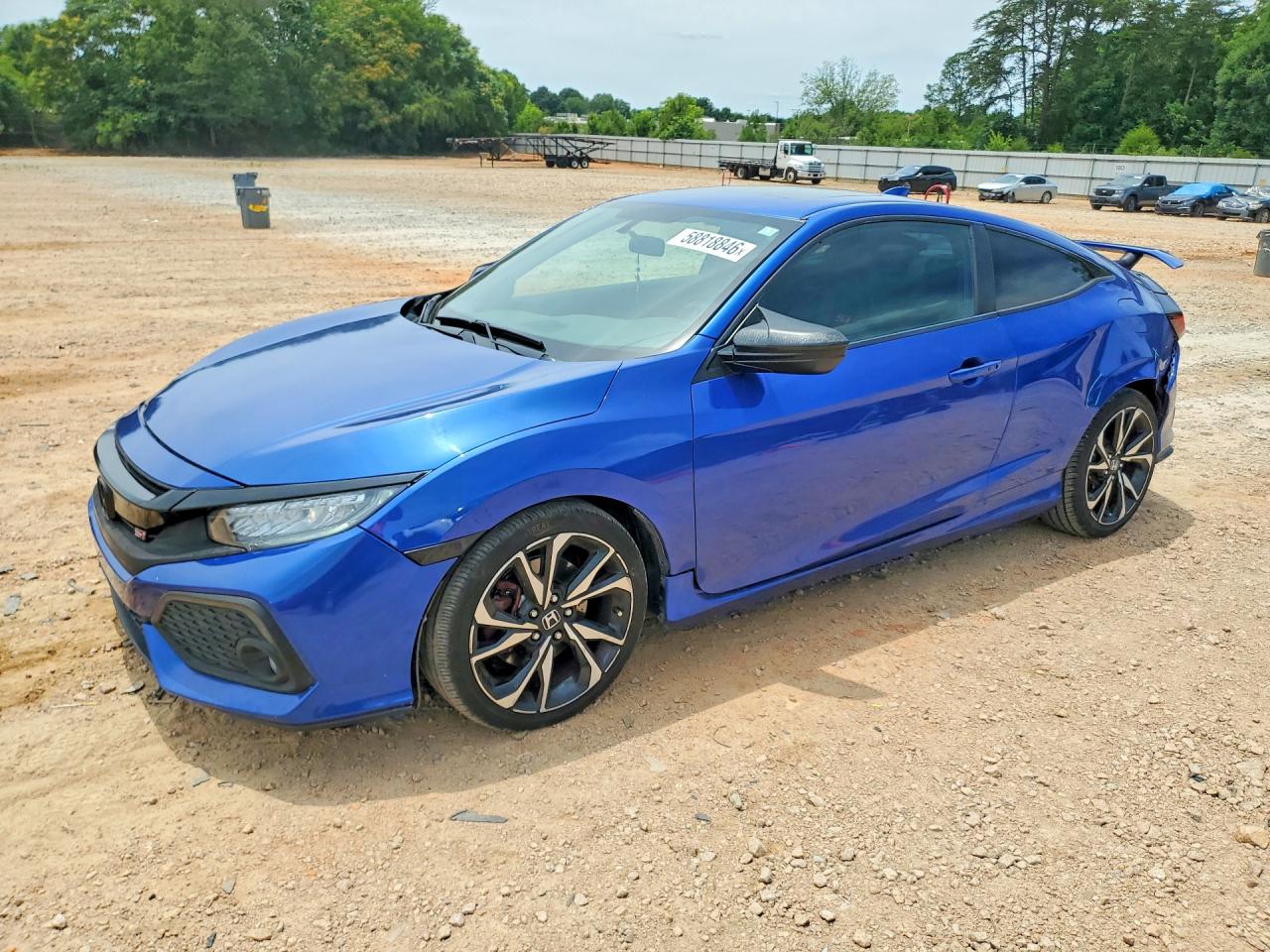 2018 Honda Civic Si, VIN 2HGFC3A53JH753565 — Rear end