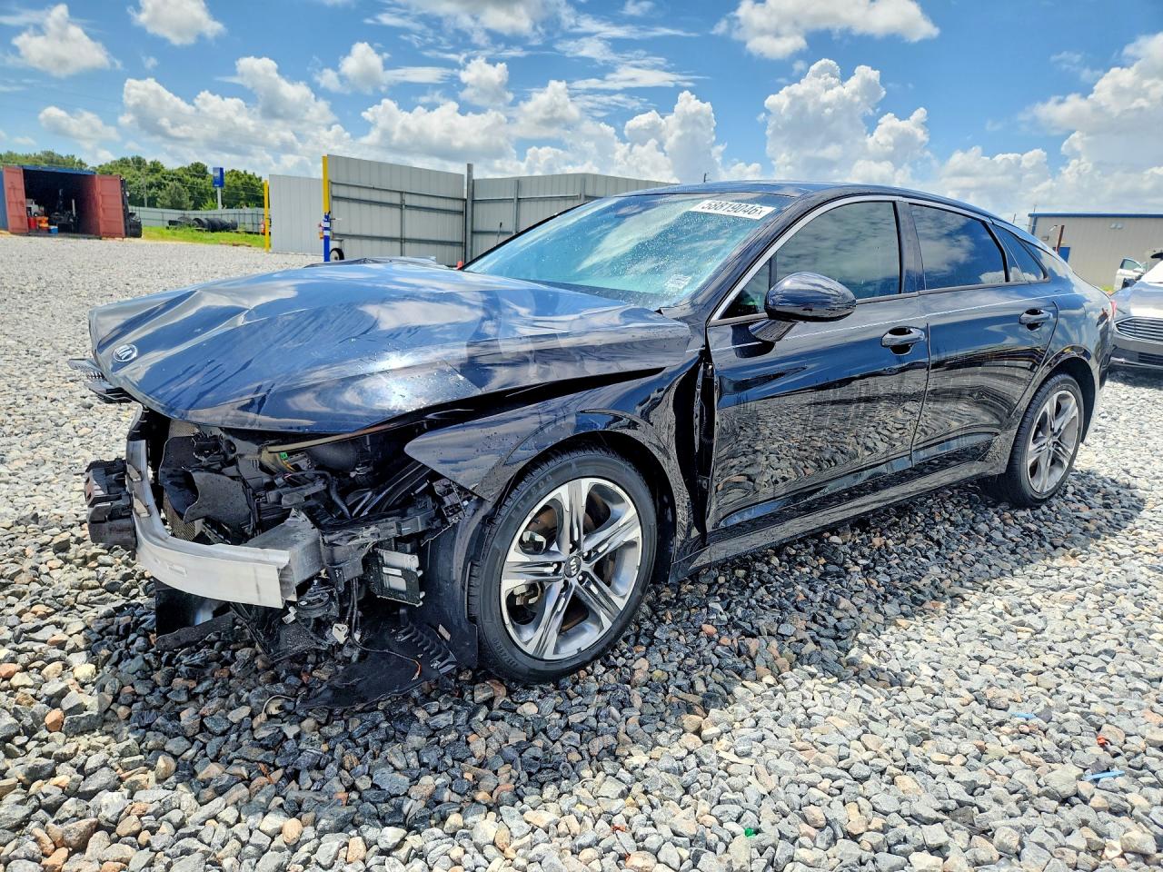 2021 Kia K5 EX, VIN 5XXG34J24MG078878 — Front end