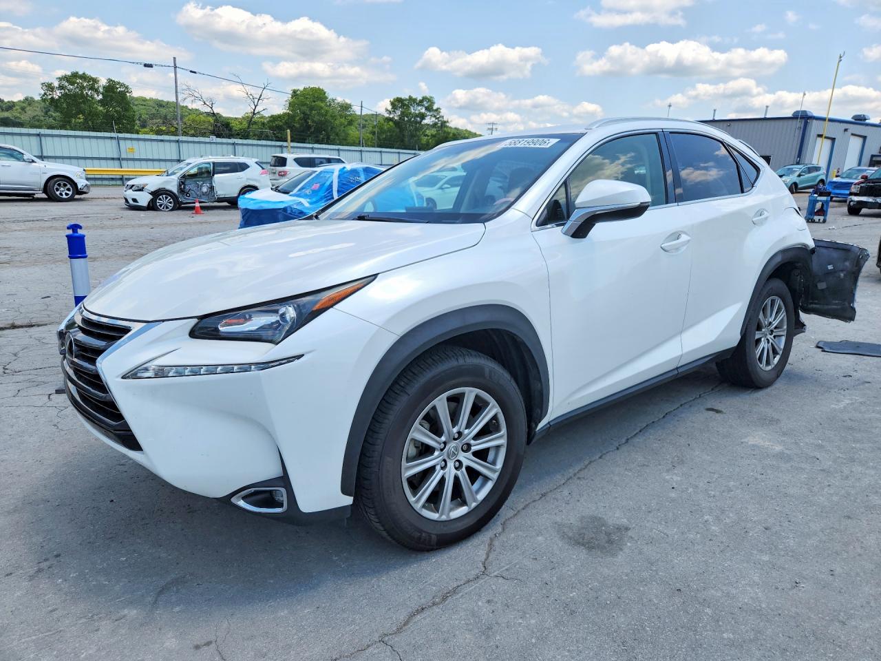 2015 Lexus NX 200t, VIN JTJYARBZXF2001893 — Rear end