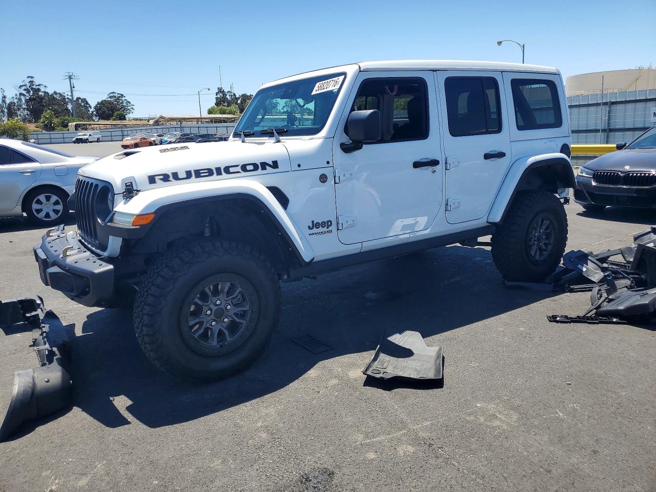 2021 Jeep Wrangler Unlimited Rubicon 392, VIN 1C4JJXSJ0MW775594 — Rear end