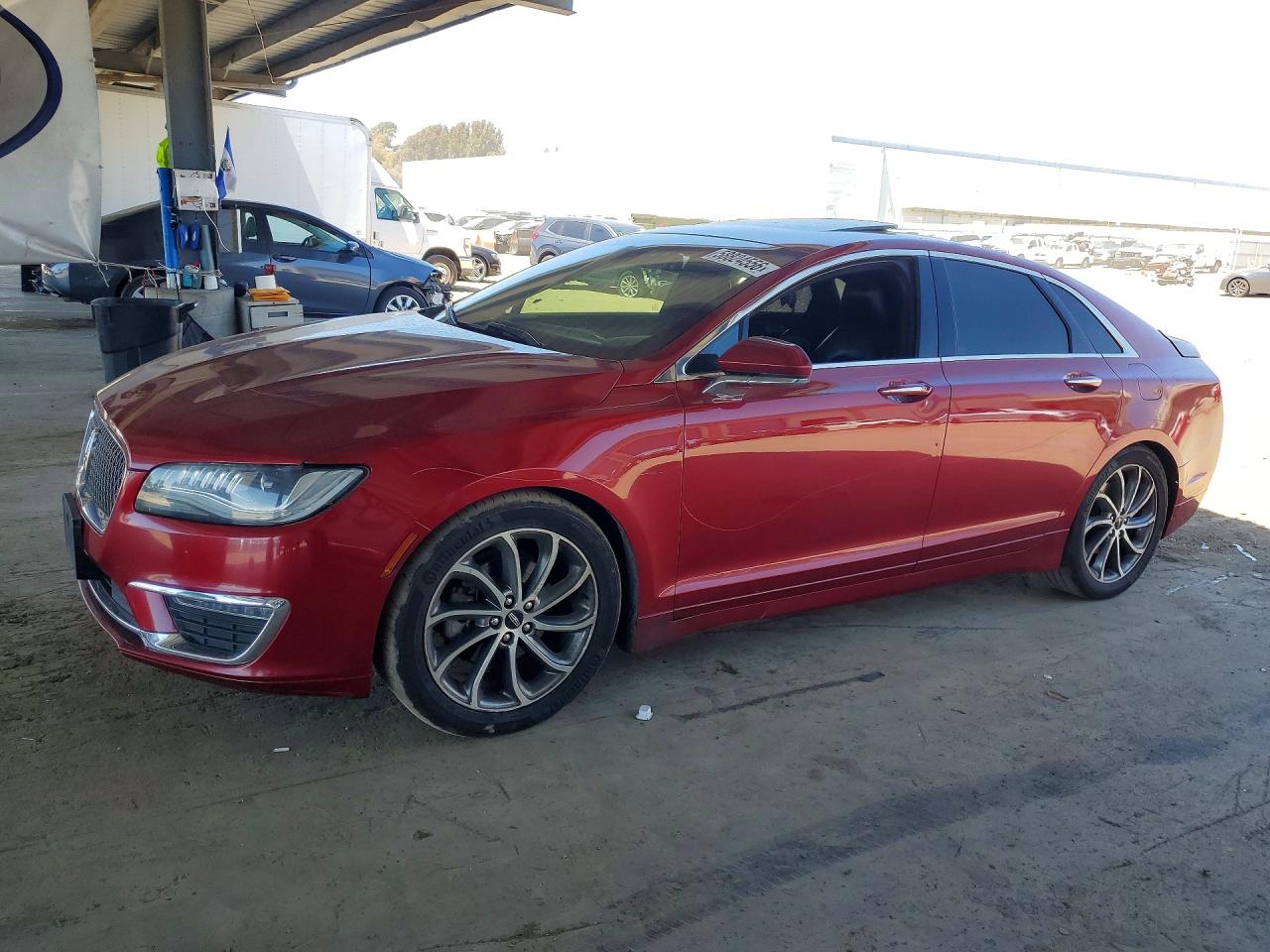 2019 Lincoln MKZ Hybrid Reserve I, VIN 3LN6L5LU5KR614487 — Vandalism
