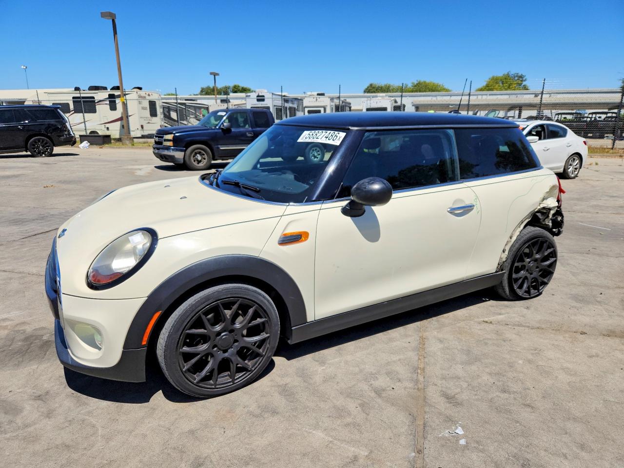 2016 MINI Hardtop, VIN WMWXP5C58G2D14816 — Зад