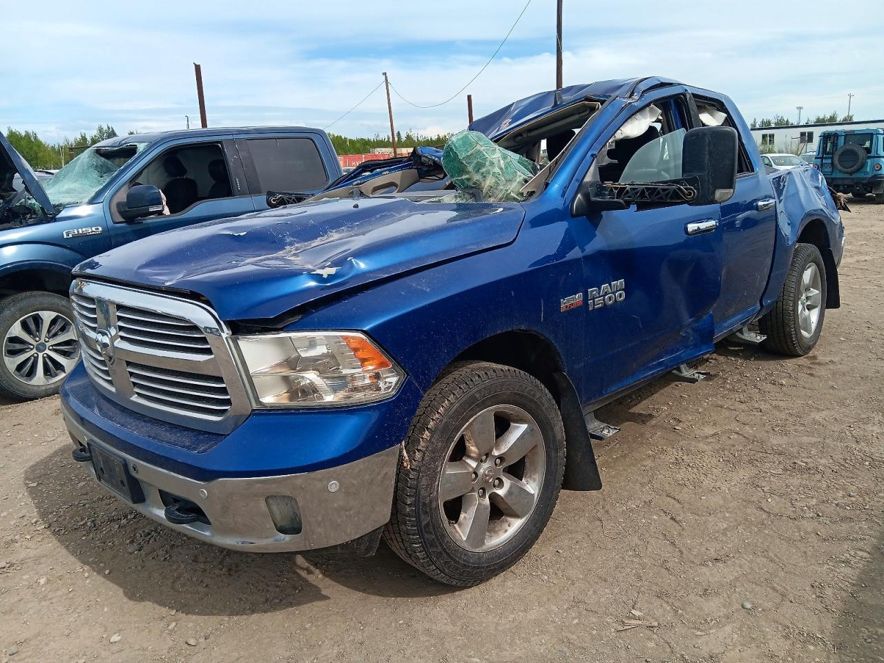 2016 Ram 1500 Big Horn, VIN 3C6RR7LT4GG215048 — Rollover