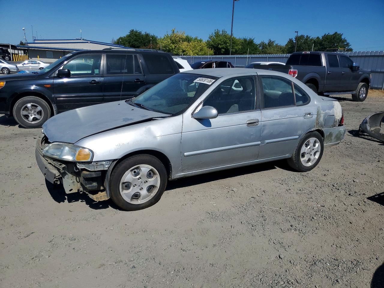 2003 Nissan Sentra XE, VIN 3N1CB51D43L792301 — Front end