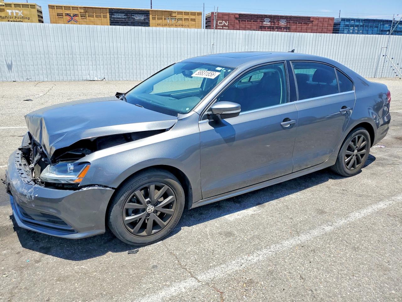 2017 Volkswagen Jetta SE, VIN 3VWDB7AJ4HM206603 — Front end