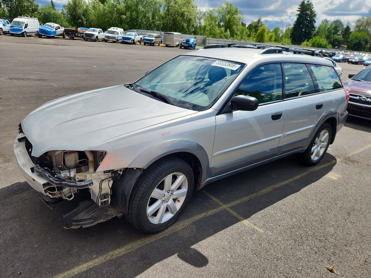 2007 Subaru Legacy Outback Basic, VIN 4S4BP61C977337912 — Перед