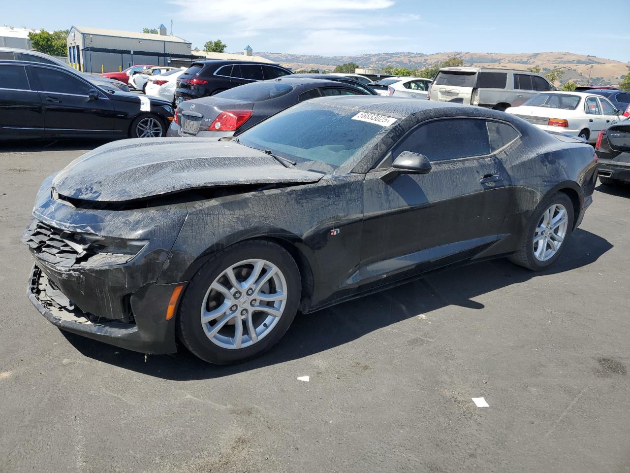 2021 Chevrolet Camaro 1LT, VIN 1G1FB1RX9M0114474 — Front end