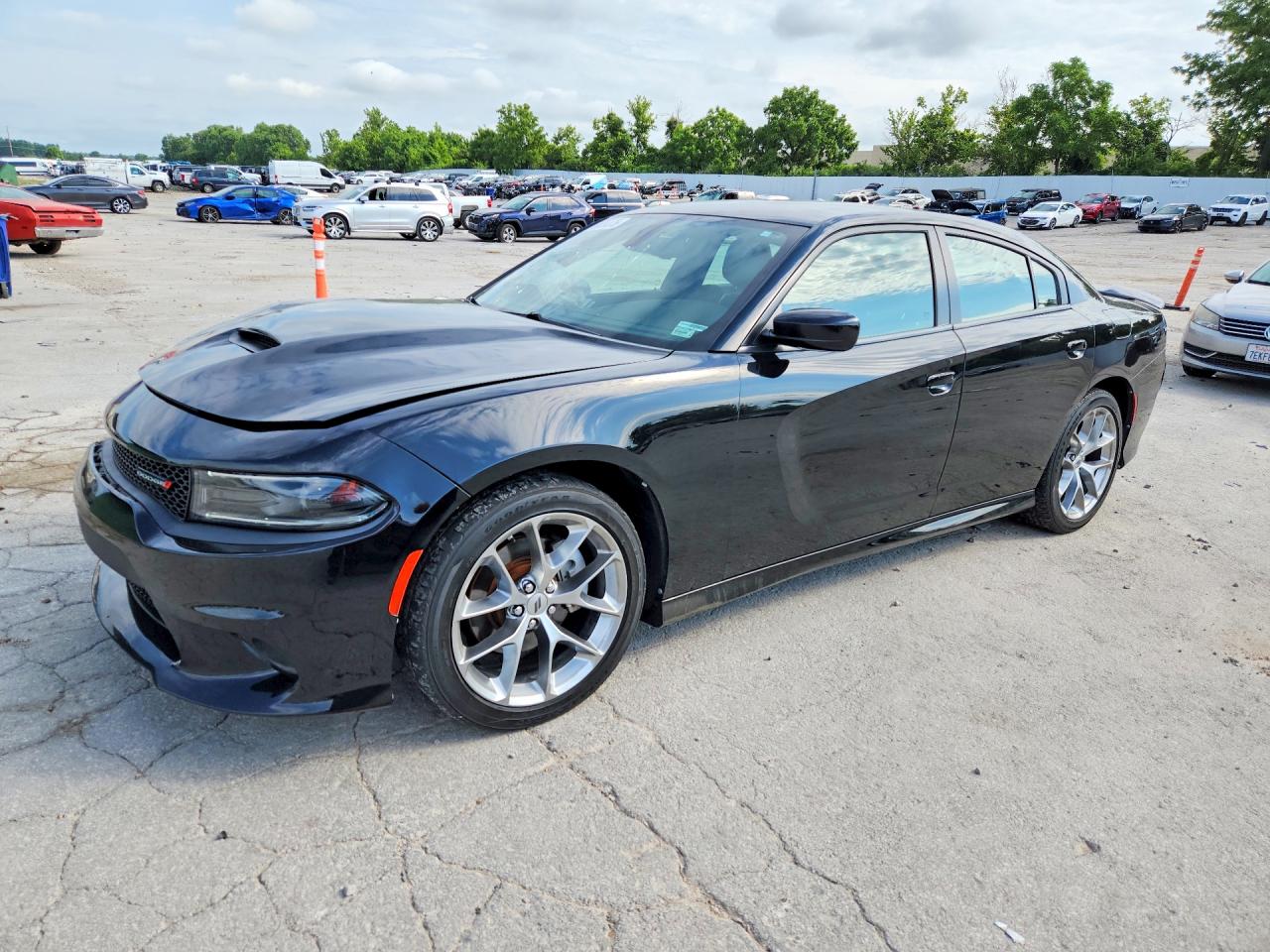 2022 Dodge Charger GT, VIN 2C3CDXHG0NH149687 — Front end