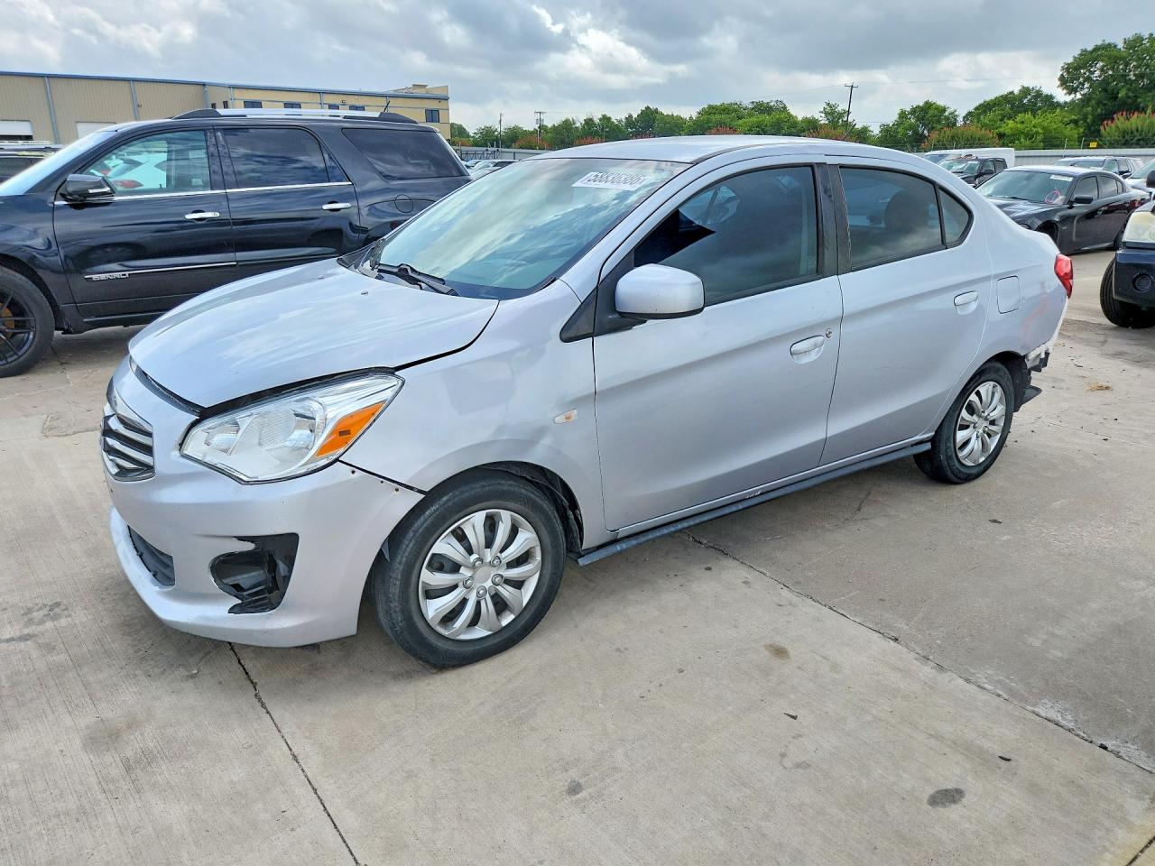 2019 Mitsubishi Mirage ES, VIN ML32F3FJ4KHF17773 — Rear end