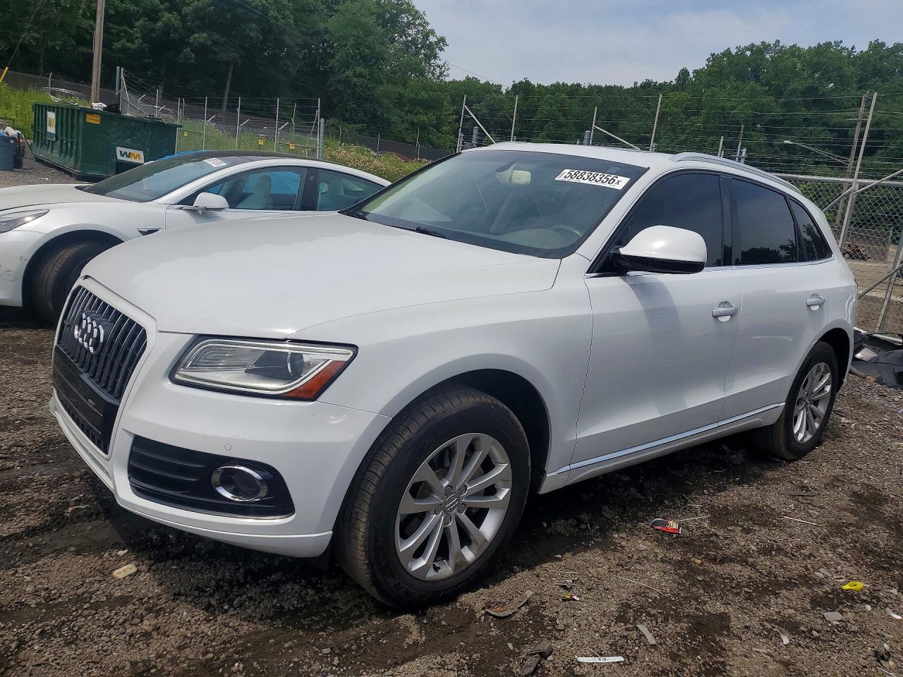 2016 Audi Q5 Premium Plus, VIN WA1L2AFP1GA008947 — Front end