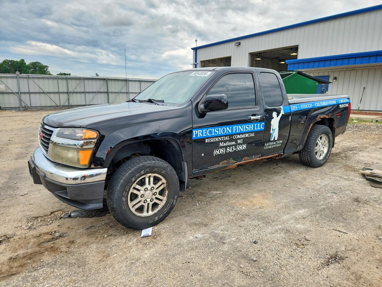 2009 GMC Canyon SLE1, VIN 1GTDT19E498141908 — Hail