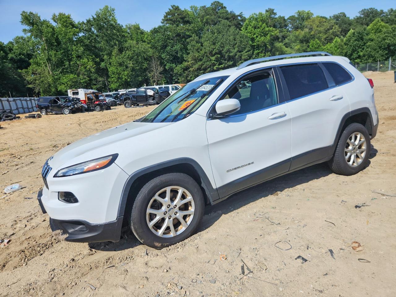 2015 Jeep Cherokee Latitude, VIN 1C4PJMCB4FW793194 — Water / flood