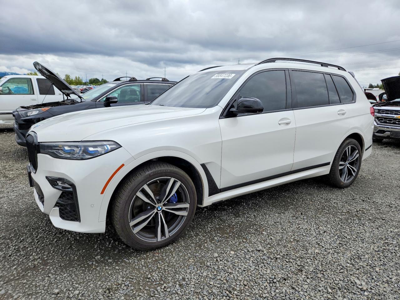 2019 BMW X7 xDrive50i, VIN 5UXCX4C56KLS36014 — Minor dents and scratches