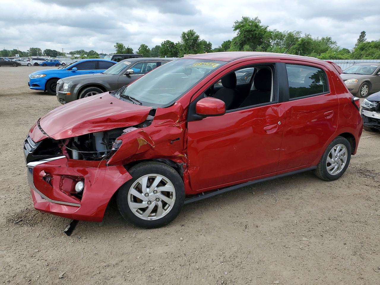 2023 Mitsubishi Mirage ES, VIN ML32AUHJ3PH005346 — Undercarriage