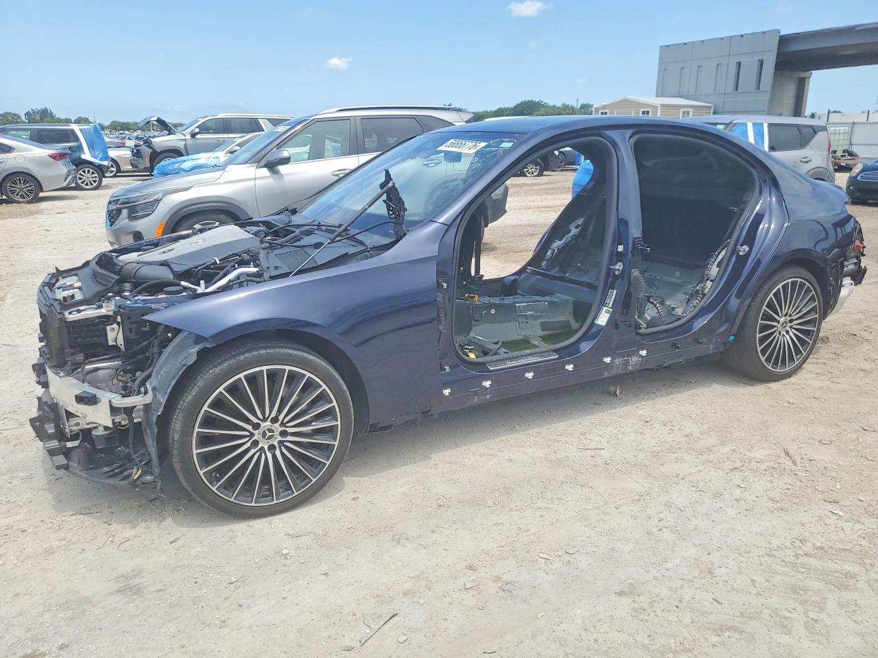 2023 Mercedes-Benz C 300, VIN W1KAF4HBXPR096814 — Stripped