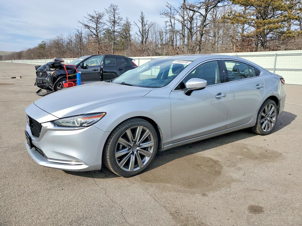2018 Mazda 6 Grand Touring Reserve, VIN JM1GL1WY1J1334767 — Rear end