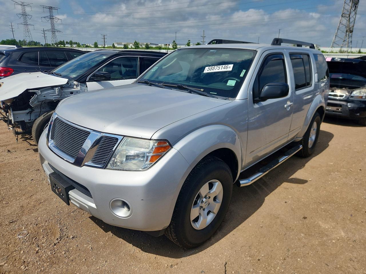 2012 Nissan Pathfinder S, VIN 5N1AR1NB7CC628890 — Frame damage