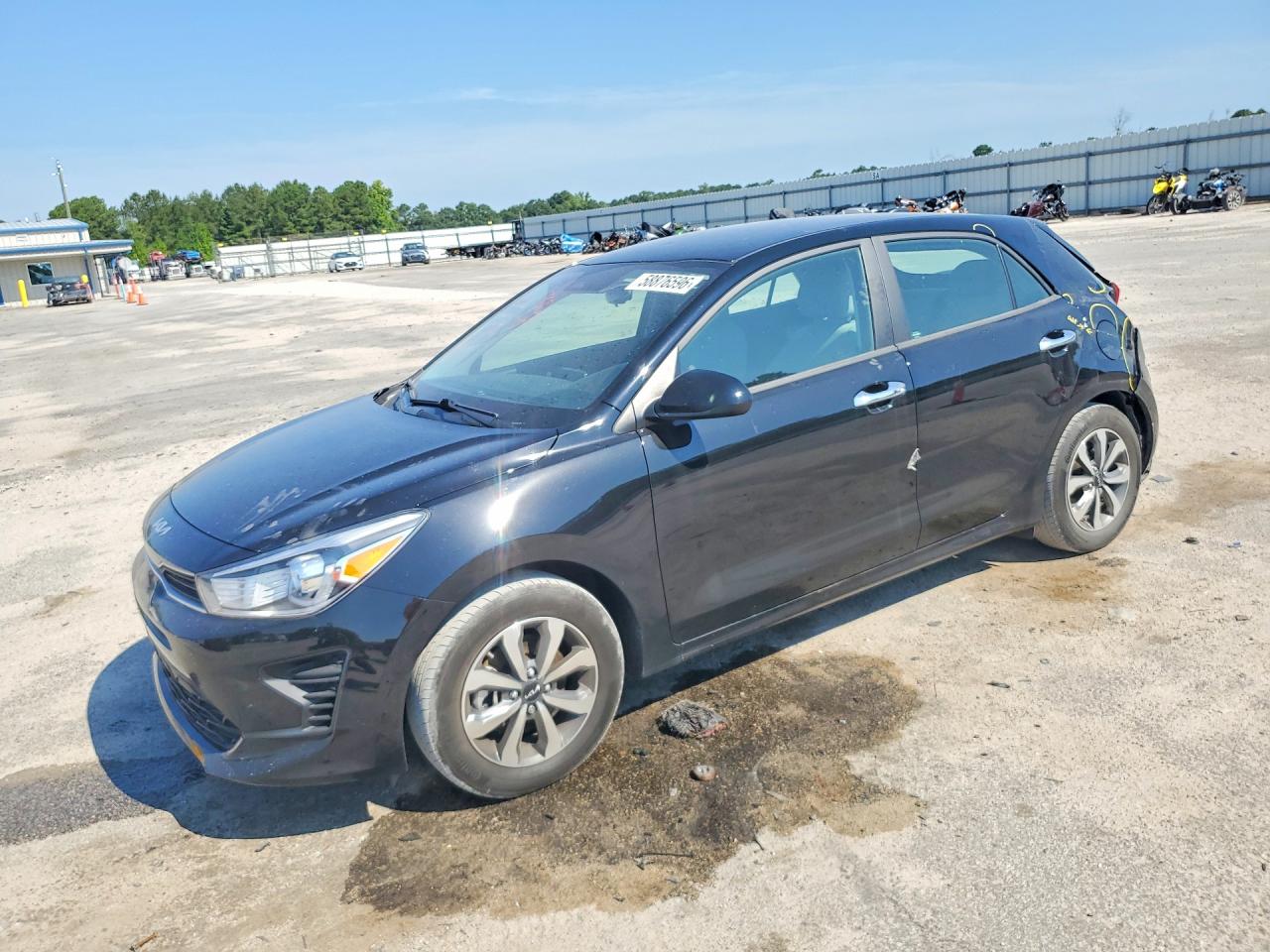 2023 Kia Rio S, VIN 3KPA25AD4PE541082 — Rear end