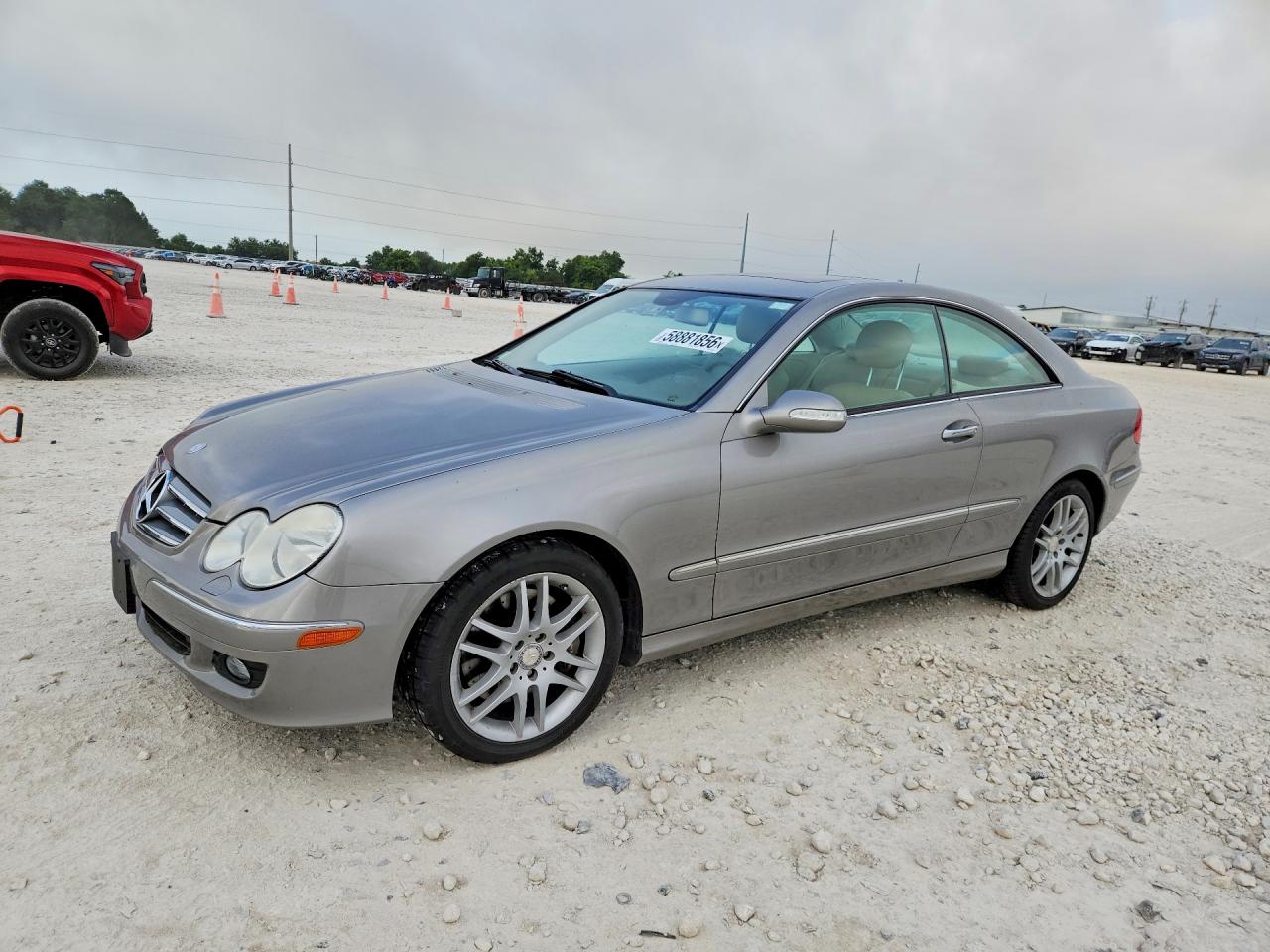 2008 Mercedes-Benz CLK 350, VIN WDBTJ56H88F254034 — Вандализм