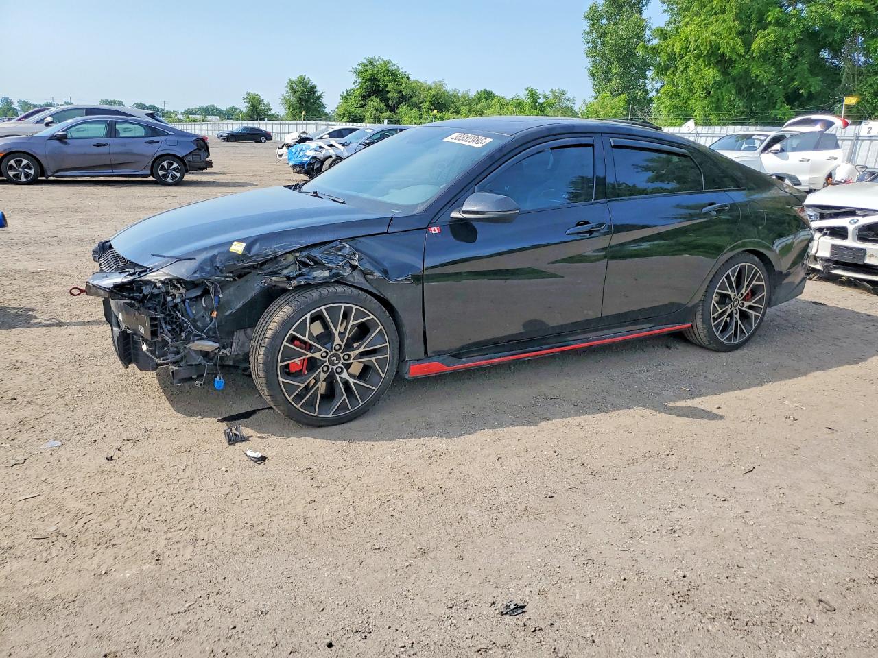 2023 Hyundai Elantra, VIN KMHLW4AK9PU011662 — Front end