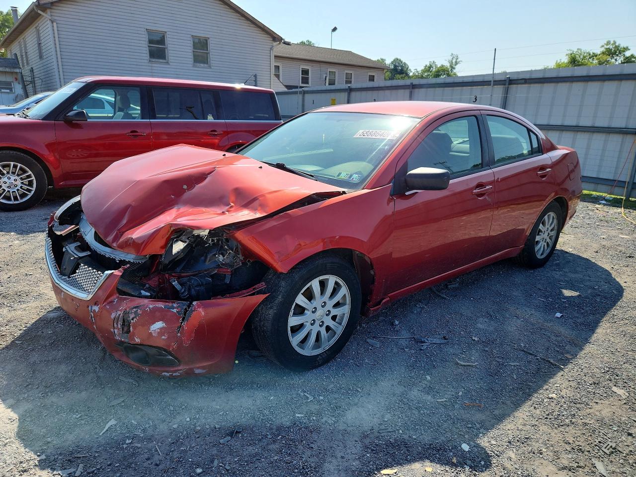 2012 Mitsubishi Galant FE, VIN 4A32B2FF8CE021192 — Front end