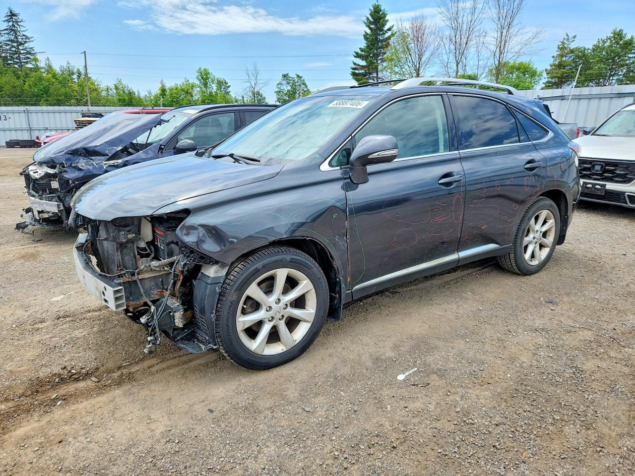 2011 Lexus RX 350, VIN JTJBK1BA2B2439297 — Front end