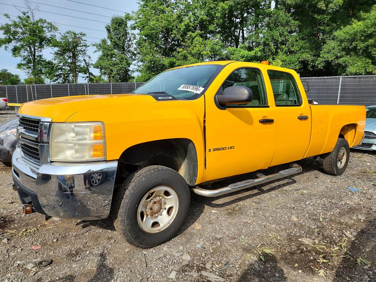 2008 Chevrolet Silverado 2500HD LTZ, VIN 1GCHK23K98F224107 — Prior damage history