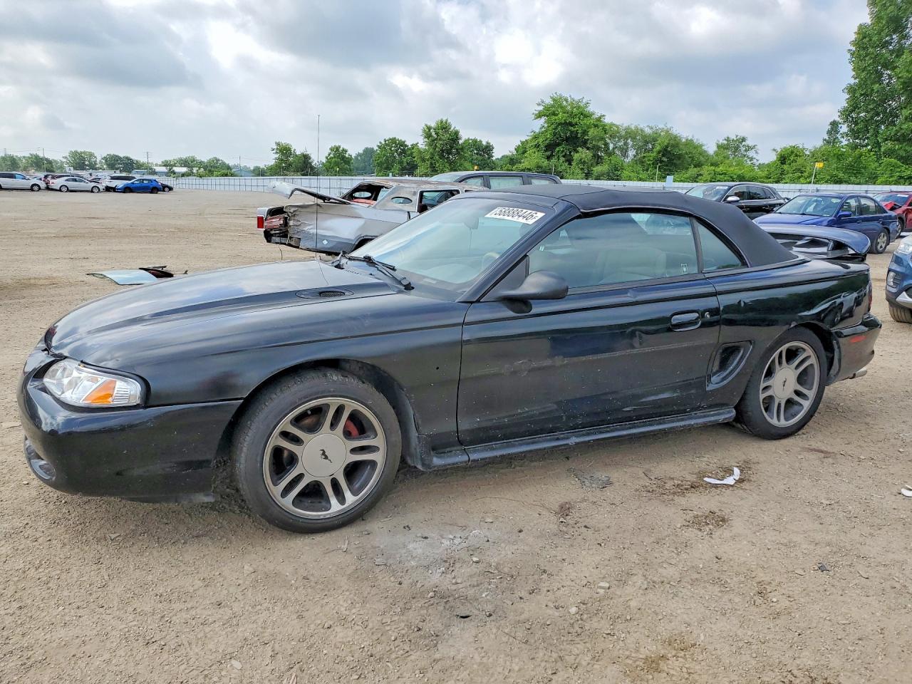 1995 Ford Mustang, VIN 1FALP45T9SF229155 — Vandalism