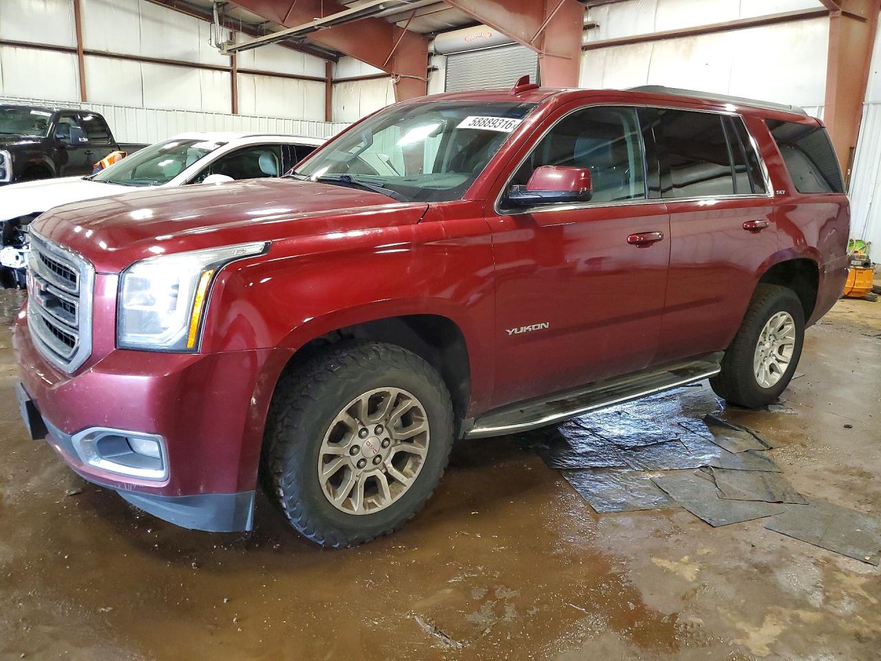 2017 GMC Yukon SLT, VIN 1GKS2BKC6HR174785 — Rear end