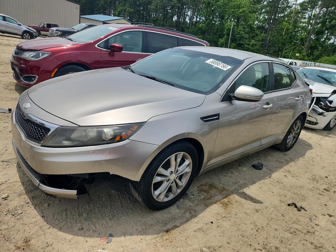 2013 Kia Optima EX, VIN 5XXGN4A7XDG159096 — Rear end